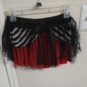 Black and Red Women's Skirt